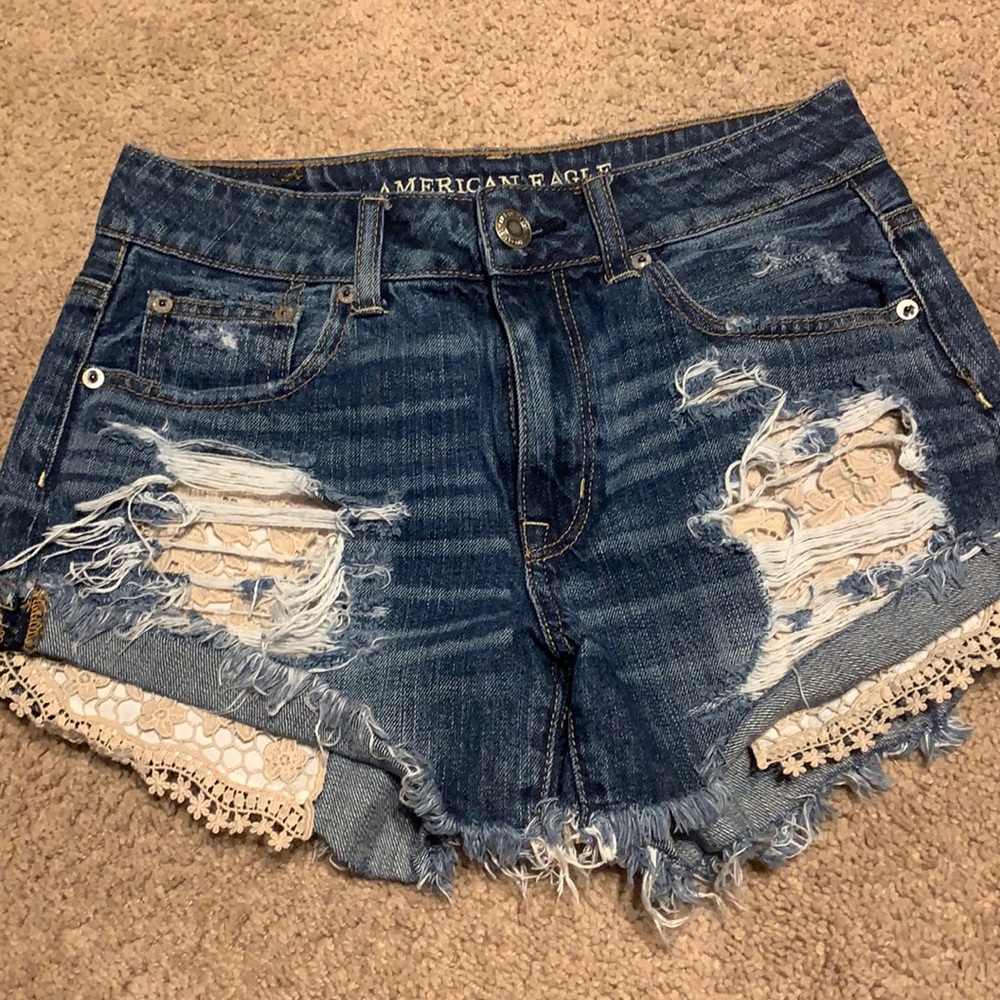 American eagle jean shorts